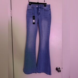 Fashion Nova Light Wash Flare Jeans